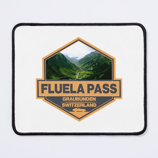 Item preview, Fluela Pass Switzerland Travel Art Badge designed and sold by MemesRetails.