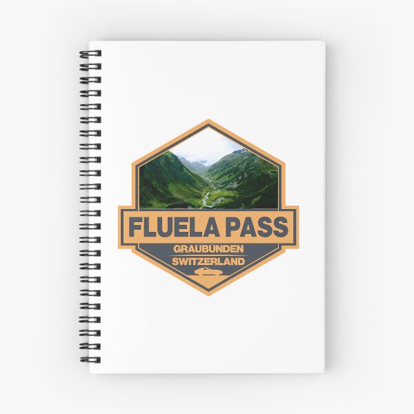 Item preview, Fluela Pass Switzerland Travel Art Badge designed and sold by MemesRetails.