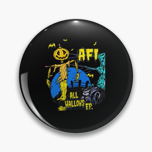 Item preview, AFI All Hallows EP Halloween Scarecrow Cat Bats Moon designed and sold by Kennethmeyers1.