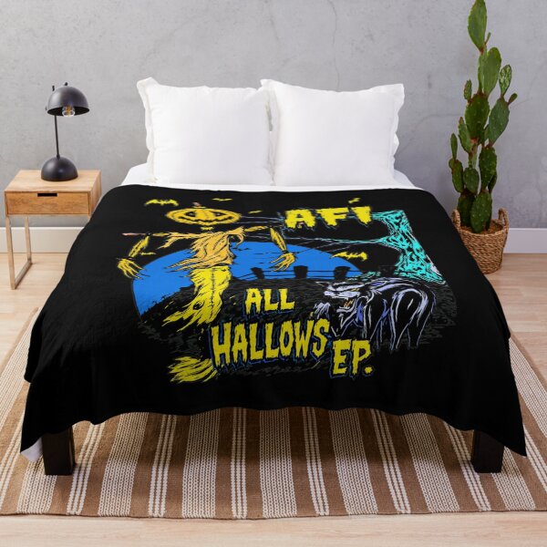 Item preview, AFI All Hallows EP Halloween Scarecrow Cat Bats Moon designed and sold by Kennethmeyers1.
