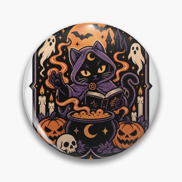 Item preview, Nekomancer Cat Magic Fantasy Illustration with Mystical Cat Sorcerer designed and sold by JessElle05.