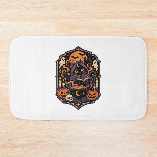 Item preview, Nekomancer Cat Magic Fantasy Illustration with Mystical Cat Sorcerer designed and sold by JessElle05.