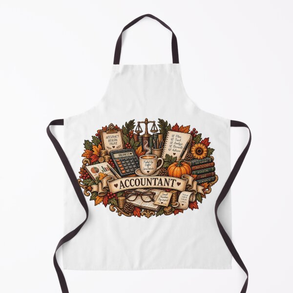 Item preview, Vintage Autumn Accountant Finance Sticker – Accounting and Bookkeeping Gift designed and sold by FestivityFinds.
