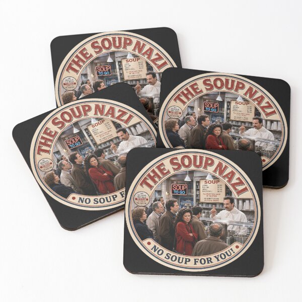 Item preview, No Soup For You Retro Badge - Comedy Sitcom Cult Art designed and sold by killem667.