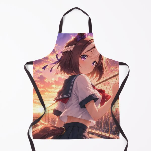 Item preview, Special Week Uma Musume Golden Rooftop Sunset Moment designed and sold by SolenneAzur.