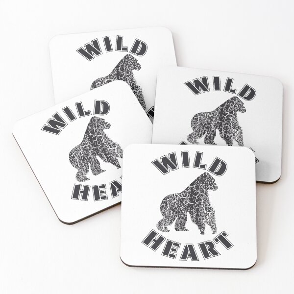 Item preview, Wild Heart Gorilla Silhouette designed and sold by ComingHomeStore.