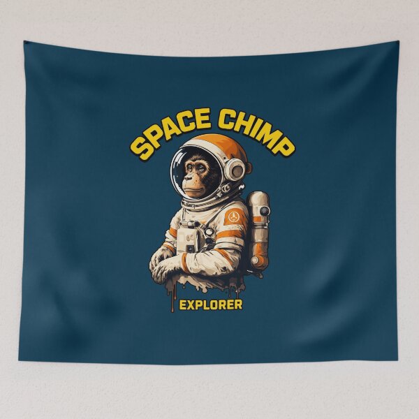 Item preview, Space Chimp Explorer Astronaut designed and sold by ComingHomeStore.