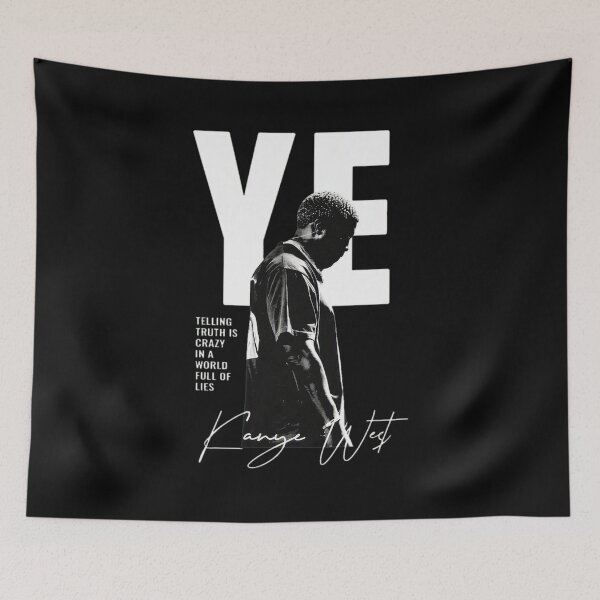 Item preview, Kanye West YE Quote Portrait  designed and sold by Kennethmeyers1.