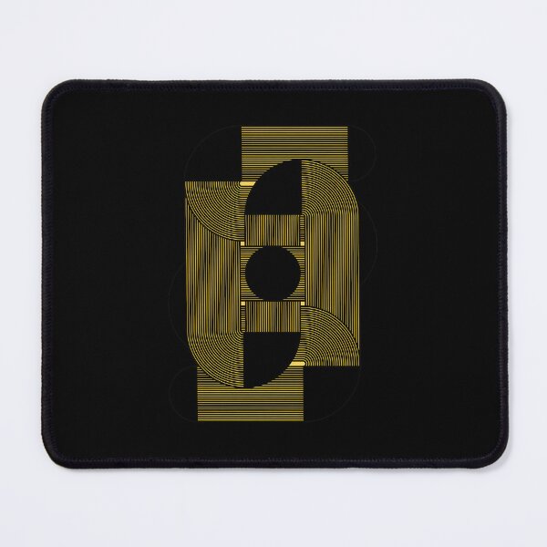 Item preview, Abstract Geometric Lines and Shapes Yellow Black Design designed and sold by sotospor.
