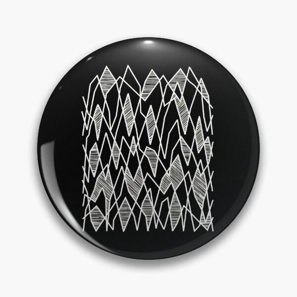 Item preview, Abstract Geometric Pattern White Lines Black Background designed and sold by andrasmar.