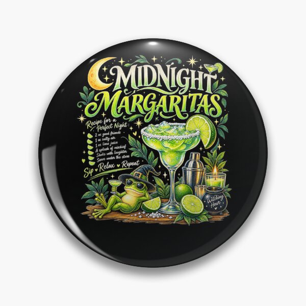 Item preview, Midnight Margaritas Halloween Funny Frog Witch Drinking designed and sold by Szartstudios.