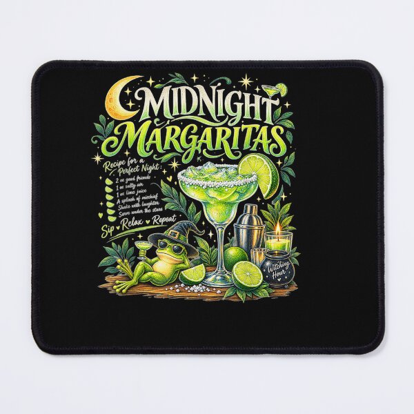 Item preview, Midnight Margaritas Halloween Funny Frog Witch Drinking designed and sold by Szartstudios.