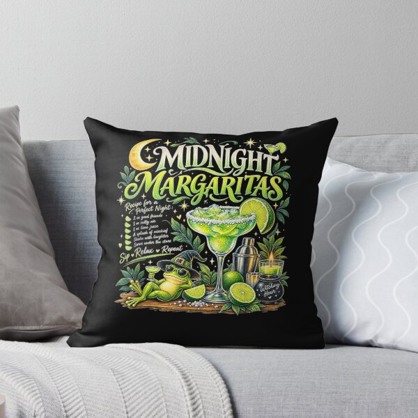 Item preview, Midnight Margaritas Halloween Funny Frog Witch Drinking designed and sold by Szartstudios.