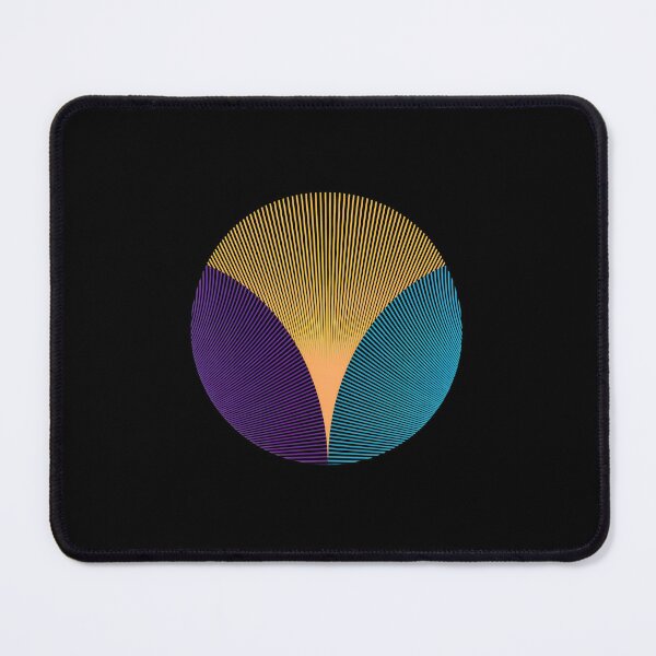 Item preview, Abstract Geometric Radiating Lines Circle Art designed and sold by lasopent.