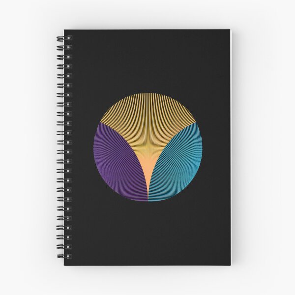 Item preview, Abstract Geometric Radiating Lines Circle Art designed and sold by lasopent.