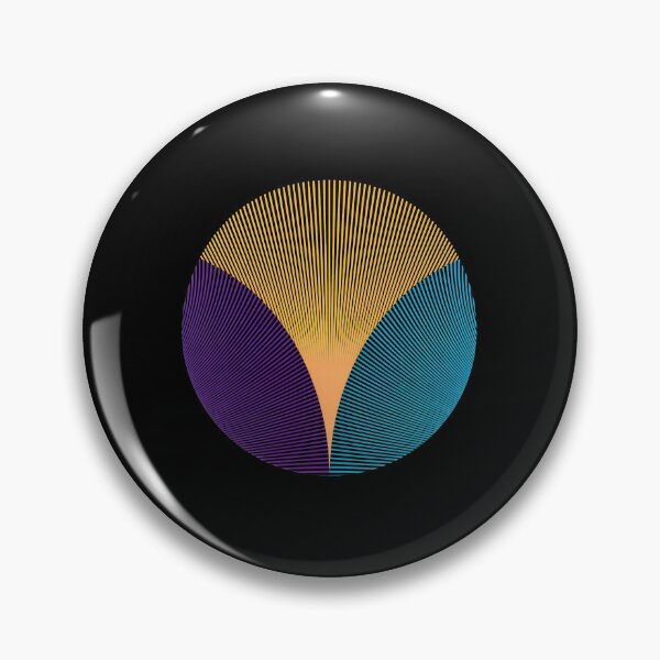 Item preview, Abstract Geometric Radiating Lines Circle Art designed and sold by lasopent.
