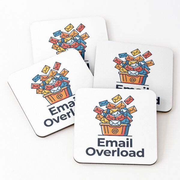 Item preview, Email Overload T-Shirt designed and sold by rkgrafix.