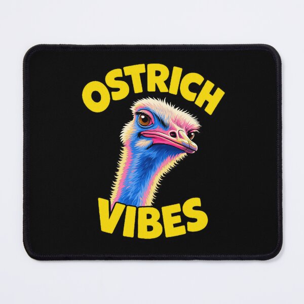 Item preview, Ostrich Vibes Colorful Bird Portrait designed and sold by ComingHomeStore.