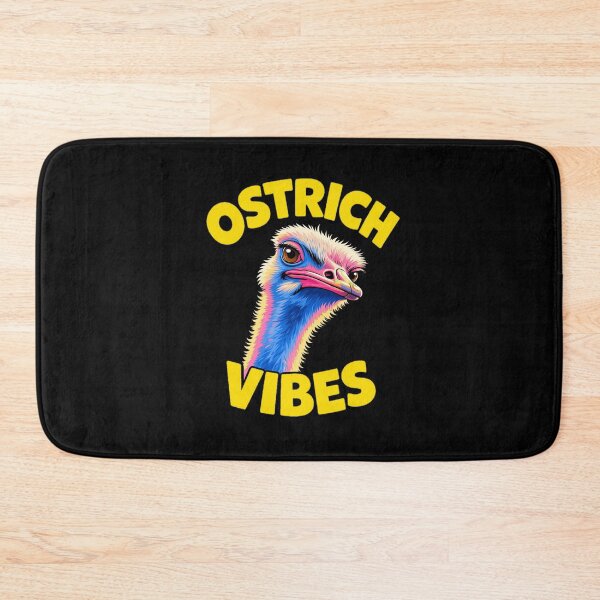 Item preview, Ostrich Vibes Colorful Bird Portrait designed and sold by ComingHomeStore.
