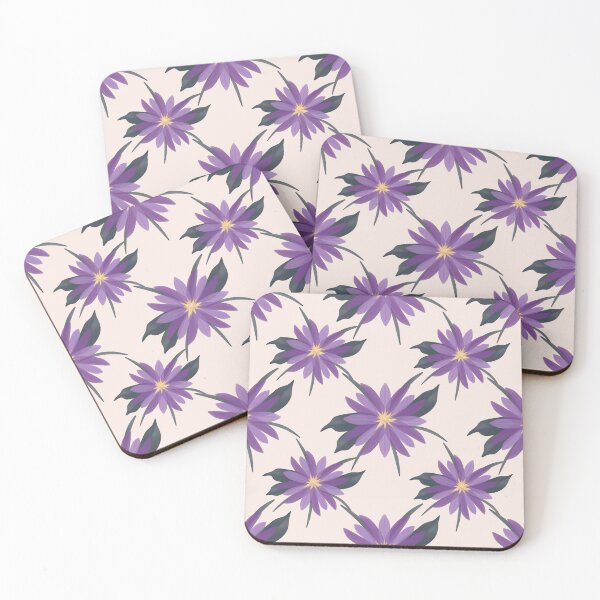 Item preview, Purple Floral Seamless Design designed and sold by Cato Designs.