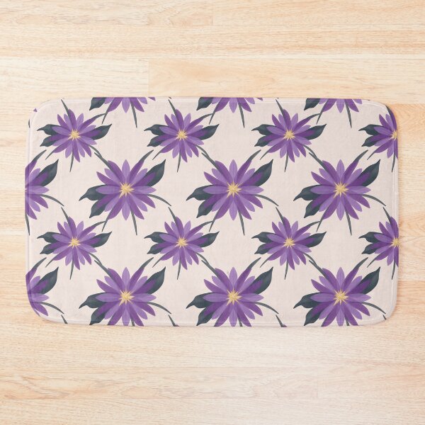 Item preview, Purple Floral Seamless Design designed and sold by Cato Designs.