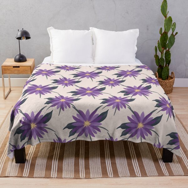 Item preview, Purple Floral Seamless Design designed and sold by Cato Designs.