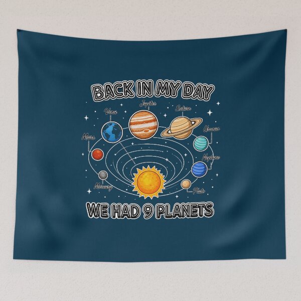 Item preview, Back in My Day Nine Planets designed and sold by ComingHomeStore.
