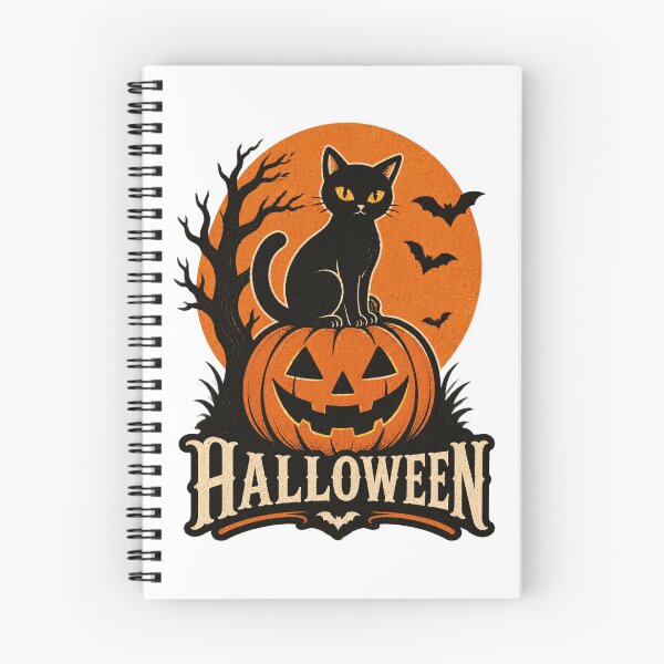 Item preview, Vintage Halloween Pumpkin Scene with Classic Autumn Elements designed and sold by JessElle05.