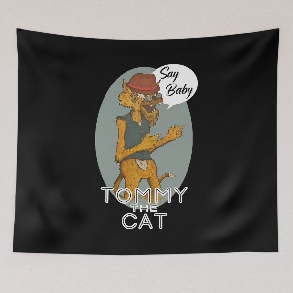 Item preview, Tommy The Cat Retro Cartoon Style Funny Character designed and sold by Kennethmeyers1.