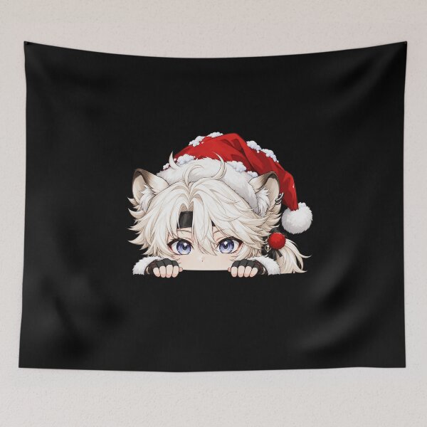 Item preview, Lingyang Wuthering Waves Christmas Peeking Chibi designed and sold by SolenneAzur.