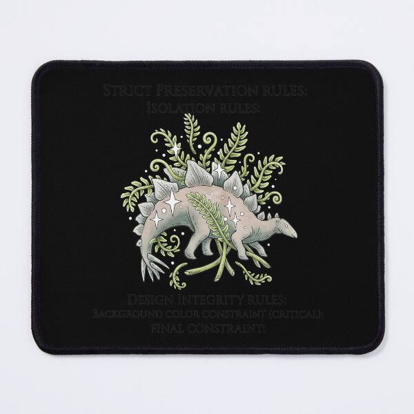 Item preview, Stegosaur Flora Sparkle Illustration designed and sold by ALISOERICKSONS.