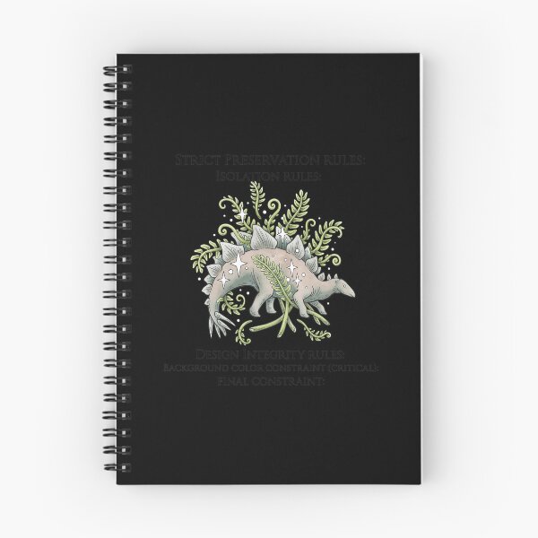 Item preview, Stegosaur Flora Sparkle Illustration designed and sold by ALISOERICKSONS.