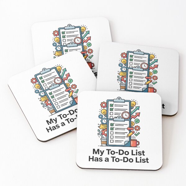 Item preview, My To-Do List Has a To-Do List T-Shirt designed and sold by rkgrafix.