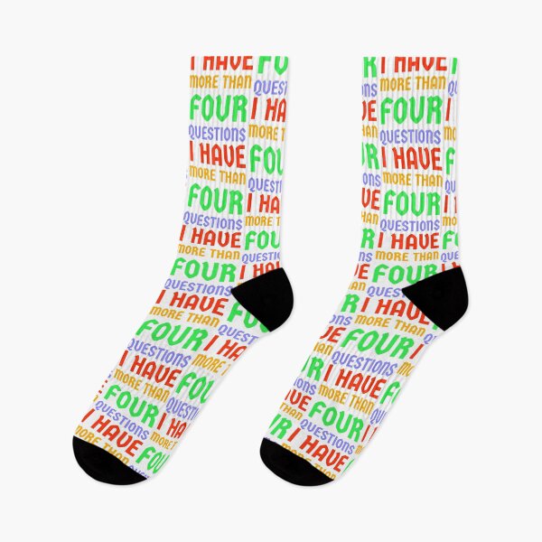 Item preview, I Have More Than Four Questions  designed and sold by briggscoronad.