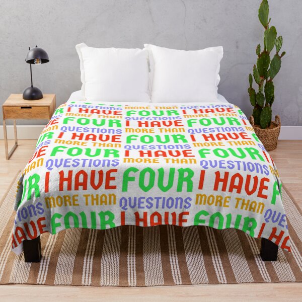 Item preview, I Have More Than Four Questions designed and sold by briggscoronad.