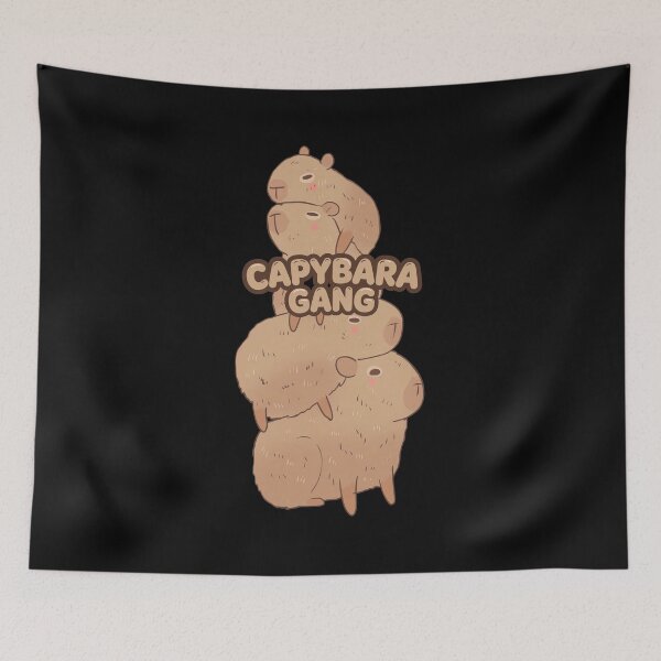 Item preview, Stack of Peaceful Capybaras Piled Up Art designed and sold by ALISOERICKSONS.