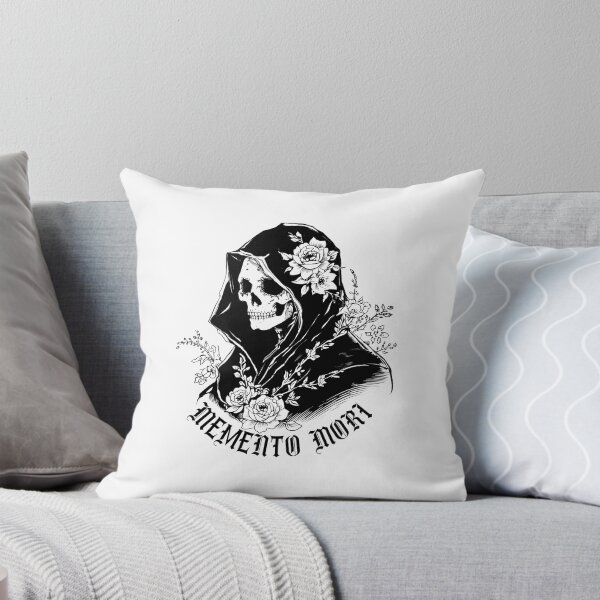 Item preview, Hooded Skeleton With Detailed Roses Line Art designed and sold by Tristayer.