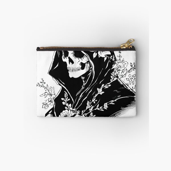 Item preview, Hooded Skeleton With Detailed Roses Line Art designed and sold by Tristayer.