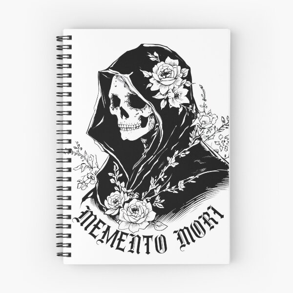 Item preview, Hooded Skeleton With Detailed Roses Line Art designed and sold by Tristayer.