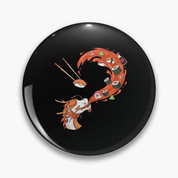 Item preview, Sushi Dragon Japanese Food Lover Fantasy Design designed and sold by Ostericaimusa.