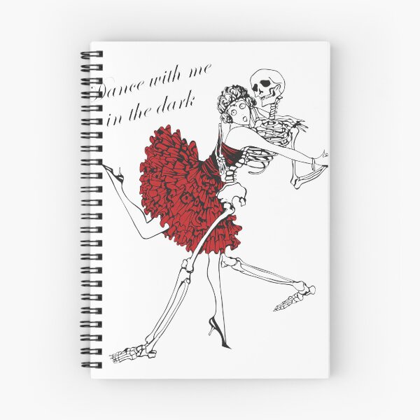 Item preview, Dancing Skeletons Vintage Style Red Skirt designed and sold by Tristayer.