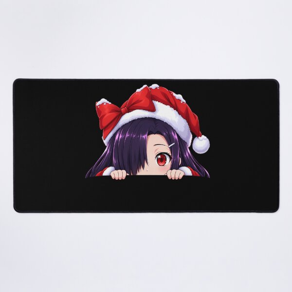 Item preview, Tsubaki Kasugano Future Diary Christmas Peeking Chibi designed and sold by SolenneAzur.