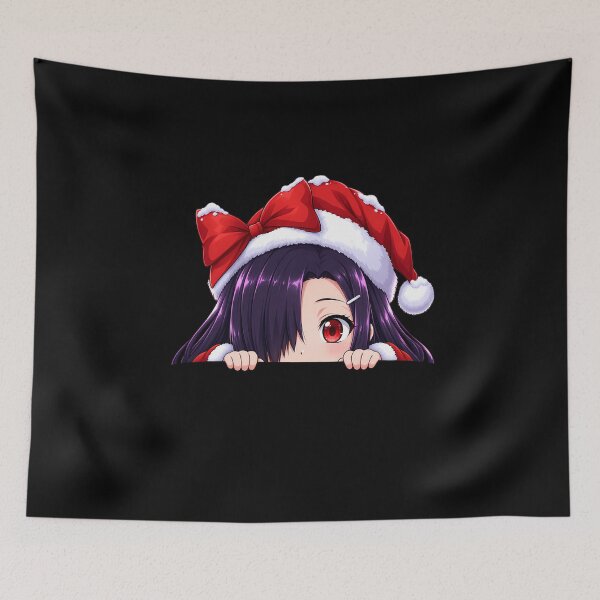 Item preview, Tsubaki Kasugano Future Diary Christmas Peeking Chibi designed and sold by SolenneAzur.