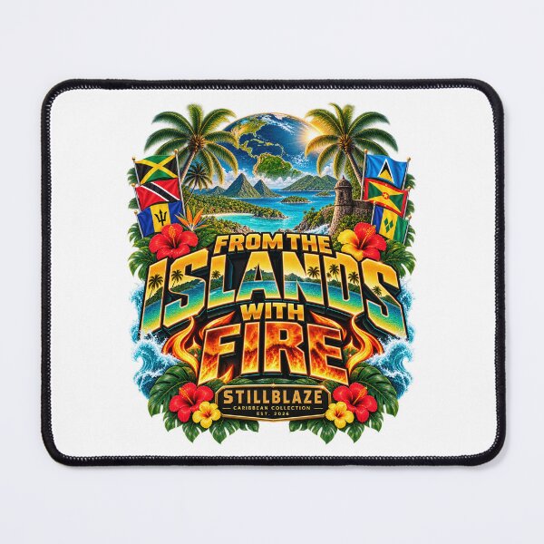 Item preview, From the Islands With Fire – Caribbean Pride by STILLBLAZE designed and sold by BilcoStillbaze.