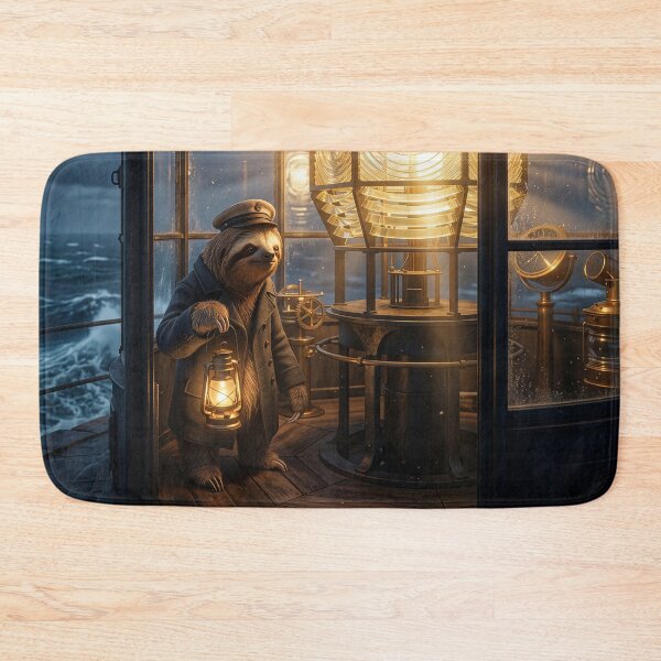 Item preview, The Lonely Life of a Sloth Lighthouse Keeper designed and sold by Tridentulus.