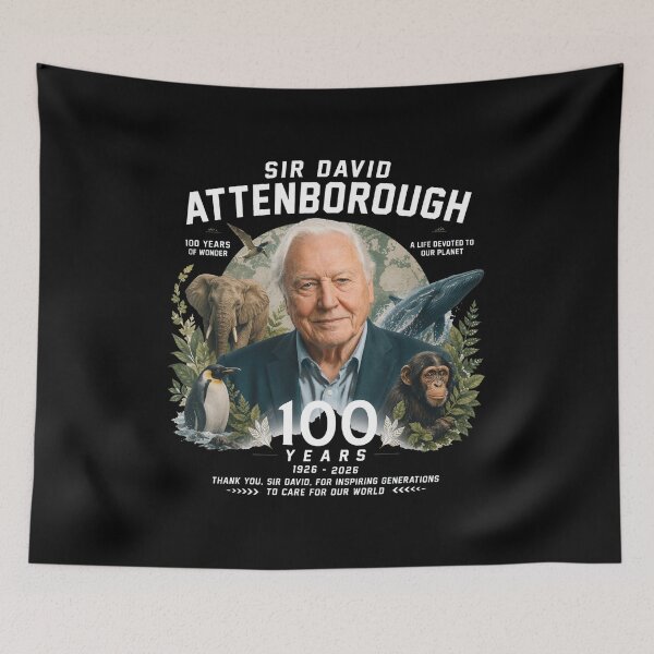 Item preview, Sir David Attenborough 100 Years Tribute designed and sold by ALISOERICKSONS.