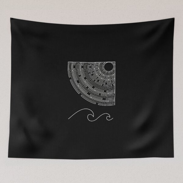 Item preview, Abstract Maze Sun and Waves Art designed and sold by andrasmar.