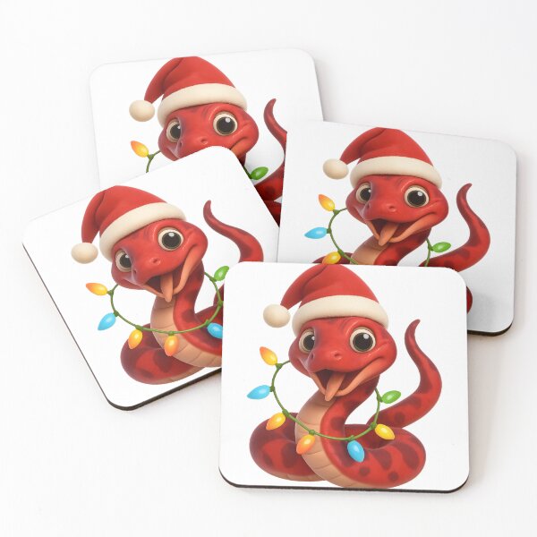 Item preview, Red Racer Snake Christmas Lights designed and sold by Sillytoe.