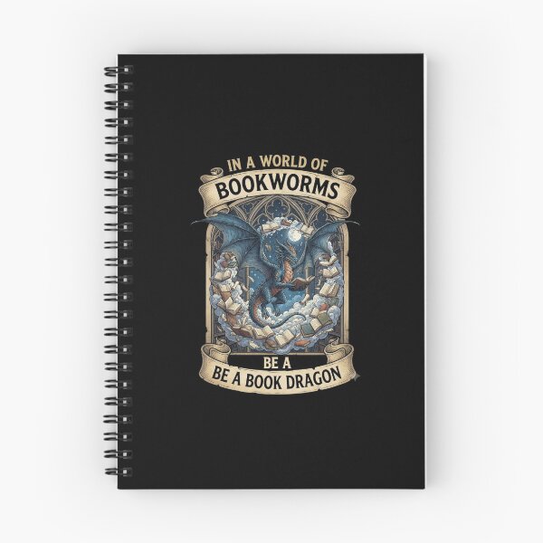 Item preview, Book Dragon Bookworm Fantasy Reader Gift designed and sold by Ostericaimusa.