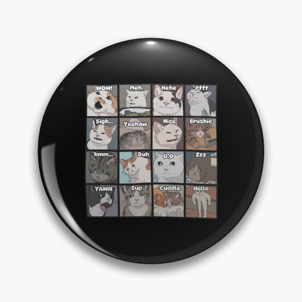 Item preview, Meme Cat Compilation 16 Panel Expression Grid designed and sold by ALISOERICKSONS.